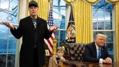 Musk mit Söhnchen X Æ A-Xii im Oval Office – diese Zeiten sind wohl vorbei (Archivbild).