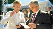Josef Ostermayer und Werner Faymann 2010 – die beiden waren als Investor oder Manager mit an ...