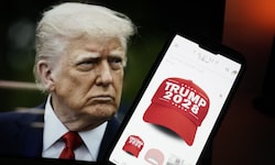 Schon seit dem Frühjahr werden Kappen mit der Aufschrift „Trump 2028“ verkauft ...