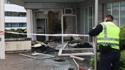 Bei dem Angriff wurde die Fassade großflächig zerstört