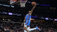 Oklahoma City Thunder gewann auch das dritte Spiel. (Bild: AFP/APA/Getty Images via AFP/GETTY IMAGES/Justin Ford)