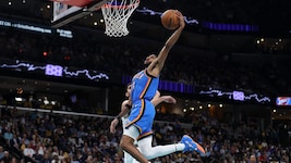 Oklahoma City Thunder gewann auch das dritte Spiel. (Bild: AFP/APA/Getty Images via AFP/GETTY IMAGES/Justin Ford)