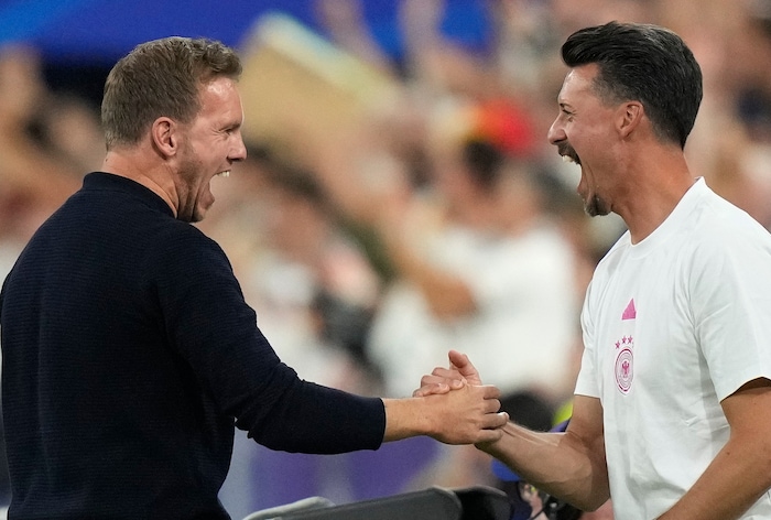 Julian Nagelsmann und Sandro Wagner bei der Heim-EM 2024