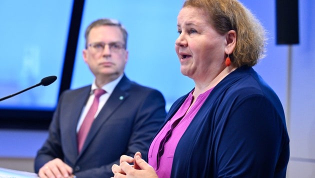 Wöginger und Schumann führten die Sitzung der Reformgruppe an. 