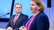 ÖVP-Klubomann Wöginger und Ministerin Schumann