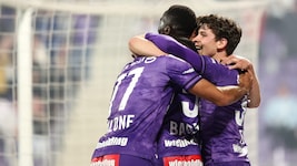 Die Austria hatte bisher in dieser Saison gegen Sturm Graz einiges zu bejubeln. (Bild: GEPA)