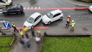 Die Unfallstelle in Wolfurt. 