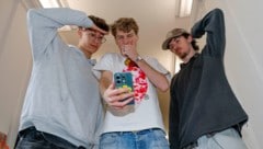 Florian Öppinger, Theo Roider, Dennis Reiner (v.l.) sind Utopia (Bild: Markus Tschepp)