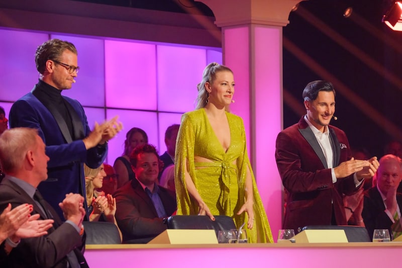 Mark Seibert, Maria Angelini-Santner, Balázs Ekker (Bild: ORF/Hans Leitner)