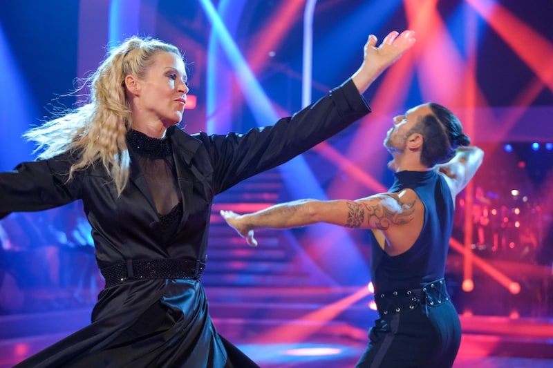 Simone Lugner und Danilo Campisi (Bild: ORF/Hans Leitner)