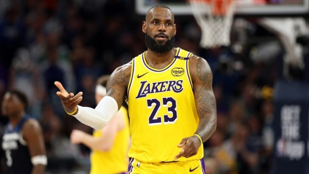 Große Enttäuschung bei LeBron James (Bild: APA/Getty Images)