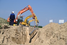 Die Neos wünschen sich die Verlegung eines Erdkabels parallel zur WAG-Loop-Gasleitung anstatt einer Freileitung. (Bild: Gas Connect Austria (GCA))