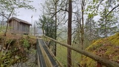 Über Pfade und schmale Wege erschließt sich die Höhlenwanderung. (Bild: Bergauer Rubina)