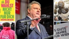 1,1 Millionen Menschen sind in wahlberechtigt. SPÖ-Stadtchef Michael Ludwig wird wieder klar die meisten Stimmen erhalten und sich den Partner für die nächste Koalition aussuchen können. (Bild: Krone KREATIV/Grüne Wien, HANS KLAUS TECHT/ APA/ picturedesk.com, HELMUT FOHRINGER /APA / picturedesk.com, SEPA.Media I Isabelle Ouvrard)