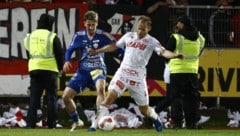 Hartbergs Damjan Kovacevic überzeugte zuletzt gegen den GAK. (Bild: APA/ERWIN SCHERIAU)