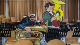 Seit mittlerweile drei Jahren ist Georg Laller Kapellmeister der Grenzlandtrachtenkapelle ...