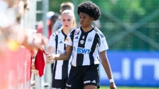 Wichtiger Erfolg für Cynthia Adamu und ihre LASK-Mitspielerinnen (Bild: GEPA)