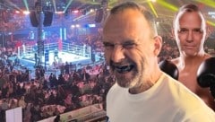 Branchenboxen in Graz-Liebenau – auch „Bomber“ Mario Haas schlug zu! (Bild: Branchenboxen)