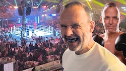 Branchenboxen in Graz-Liebenau – auch „Bomber“ Mario Haas schlug zu! (Bild: Branchenboxen)