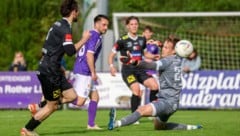 Per Lupfer traf Zia (in violett) zum 1:0. (Bild: Tröster Andreas)