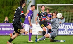 Per Lupfer traf Zia (in violett) zum 1:0.