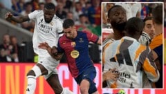 Antonio Rüdiger (l.) zuckte in der Nachspielzeit der Verlängerung total aus. (Bild: APA/AFP, X.com)