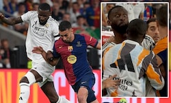Antonio Rüdiger (l.) zuckte in der Nachspielzeit der Verlängerung total aus.