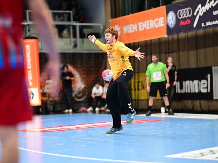 Fivers-Teamgoalie Leon Bergmann.