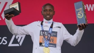 Sabastian Sawe (Bild: AP/Alberto Pezzali)