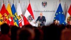 Eindringliche Worte beim Festakt anlässlich der Wiedererrichtung der Republik Österreich am Sonntag in der Hofburg (Bild: HBF/Carina Karlovits)