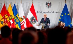 Eindringliche Worte beim Festakt anlässlich der Wiedererrichtung der Republik Österreich am ...