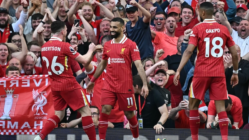 Der FC Liverpool ist englischer Meister! (Bild: AFP/PAUL ELLIS)
