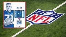 Valentin Senn (Bild: AFP/Katelyn Mulcahy/Getty Images/AFP Katelyn Mulcahy / GETTY IMAGES NORTH AMERICA / Getty Images via AFP; https://x.com/UConnFootball)