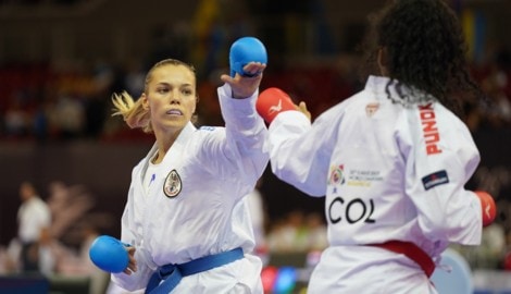 Marina Vukovic (li.) muss schon lange pausieren.