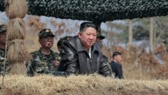 Nordkoreas Machthaber Kim Jong-un ist offenbar bereit, weitere Soldaten nach Russland zu entsenden. (Bild: AP/AP ( via APA) Austria Presse Agentur)