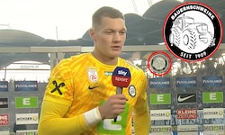 Fans der Wiener Austria erlaubten sich offenbar einen Streich.