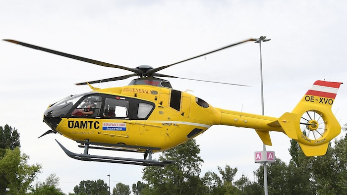 Der Jogger wurde per Rettungshubschrauber ins Spital geflogen.