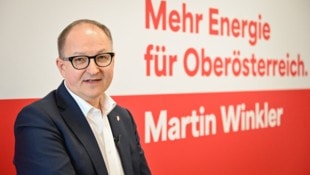 Der Neue in der SPÖ Oberösterreich: Martin Winkler tritt an, um die Partei zu übernehmen.  (Bild: Wenzel Markus)