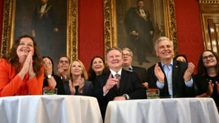 Die Wiener SPÖ hat am Sonntag den ersten Platz erzielt. (Bild: APA/HELMUT FOHRINGER)