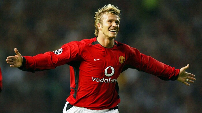 Von 1992 bis 2003 kickte Beckham selbst für Manchester United.