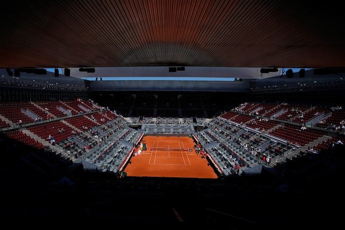 Das Masters-1000-Tennisturnier in Madrid musste wegen des Stromausfalls unterbrochen werden.