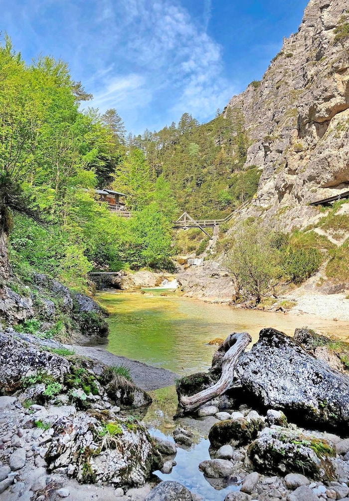 Wasser aus dem Ötschermassiv trieb schon vor 100 Jahren Turbinen an.
