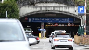 Die Zufahrt zum Tunnel erfolgt über die Garage in der Linzer Gasse. (Bild: APA/BARBARA GINDL)