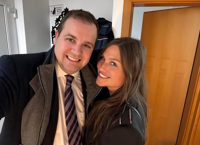 Patrick Jonke mit seiner Freundin Martina Derhaschnig.