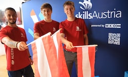 Jakob Gratl, Josef Auer und Jonas Embacher (v. li.) wollen Gold holen. Nicht im Bild: Johannes ...