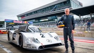 Im Sauber-Mercedes C11 siegte Wendlinger in Spa und holte mit Schumacher in Le Mans Platz 5. (Bild: Michael Jurtin / Red Bull Ring)