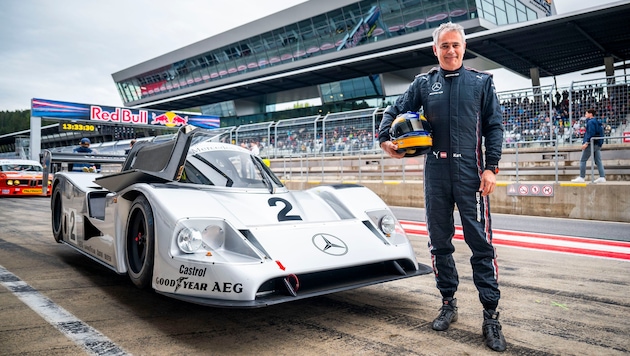 Im Sauber-Mercedes C11 siegte Wendlinger in Spa und holte mit Schumacher in Le Mans Platz 5. (Bild: Michael Jurtin / Red Bull Ring)