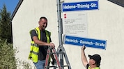 Am 29. April wurden die Straßenschilder durch den Magistrat getauscht.