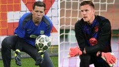 Wojciech Szczesny, Marc-André ter Stegen (Bild: AP)