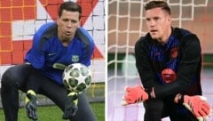 Wojciech Szczesny, Marc-André ter Stegen (Bild: AP)